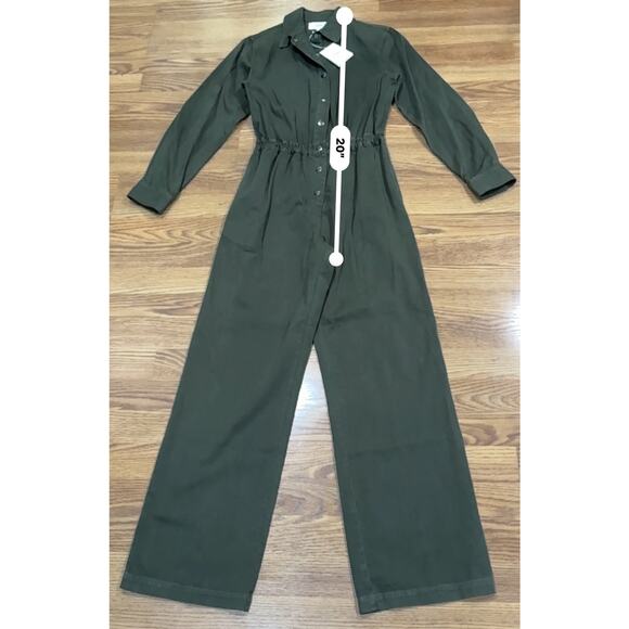 XIRENA OLIVE GREEN KELLEN JUMPSUIT - SEQUOIA SMALL - Picture 8 of 14